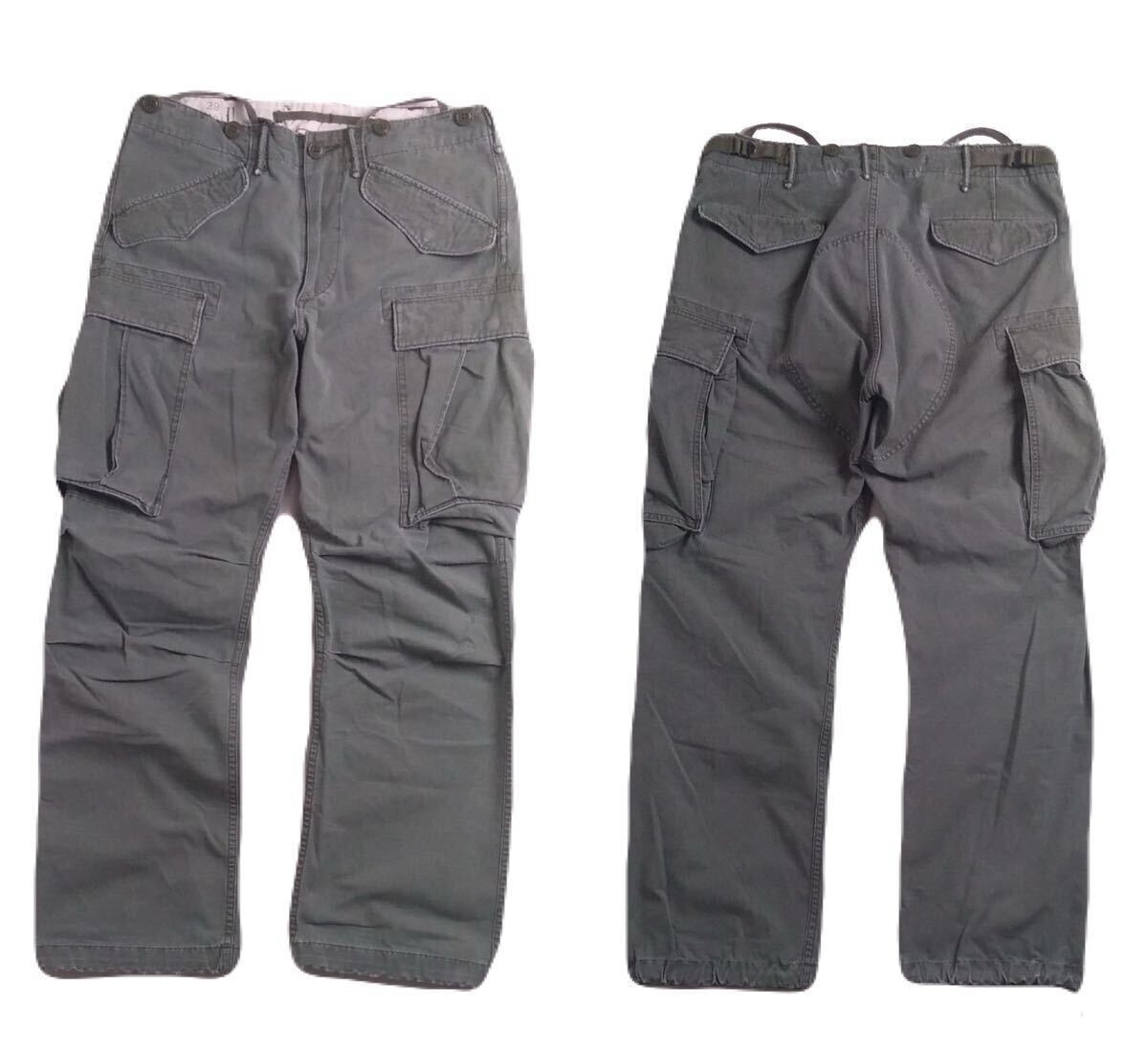 極美品 50s名作復刻 RRL 極上加工 M-51 カーゴパンツ トラウザー 極美品 50s名作復刻 RRL 極上加工 M-51 カーゴパンツ トラウザー