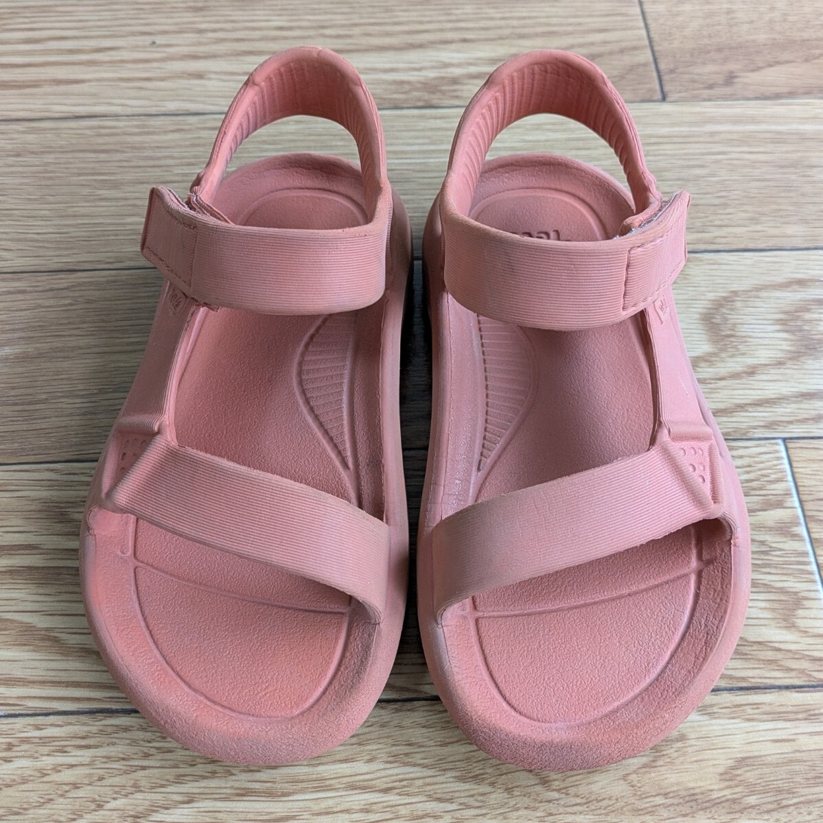 Teva テバ ハリケーンドリフト サンダル シューズ キッズ 子供用 C11 18cm 水游び ウォーターシューズ EVA ベルトサンダル オレンジ