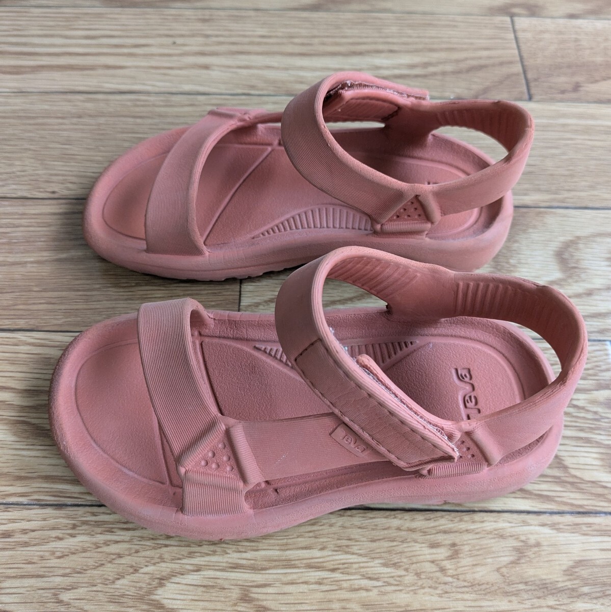 Teva テバ ハリケーンドリフト サンダル シューズ キッズ 子供用 C11 18cm 水游び ウォーターシューズ EVA ベルトサンダル オレンジ