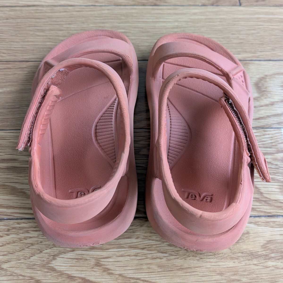 Teva テバ ハリケーンドリフト サンダル シューズ キッズ 子供用 C11 18cm 水游び ウォーターシューズ EVA ベルトサンダル オレンジ