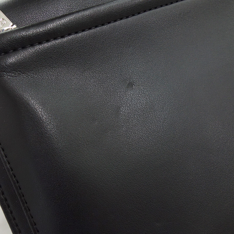 【特別価格】CALVIN KLEIN 伊勢(shì)丹新宿店 限定 ロゴ レザー クラッチ ハンド バッグ ブラック サイズ ユニセックスフリーサイズ