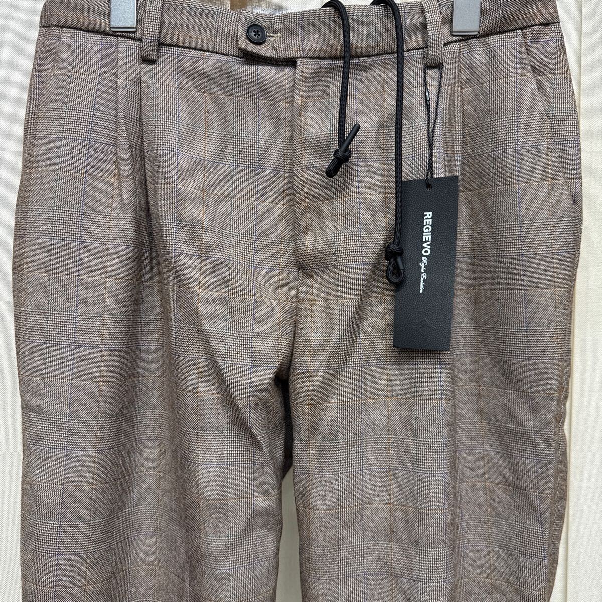 REGIEVO レジエボ チェック柄 チェックパンツ 未使用 サイズ2 定価11880 メンズ ボトム_画像2