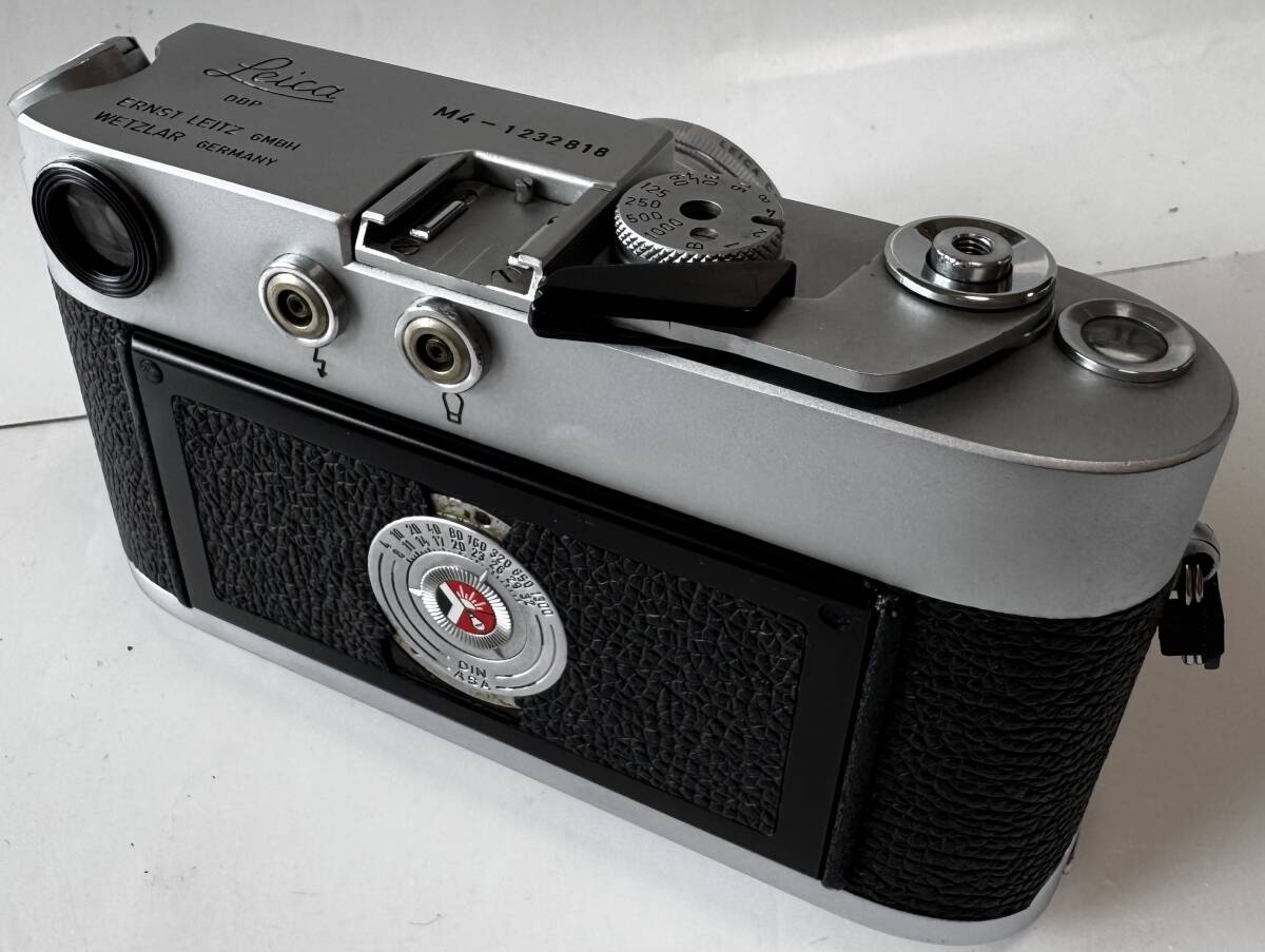 美品 LEICA ライカ M4 DBP ERNST LEITZ GMBH WETZLAR シルバー 美品 LEICA ライカ M4 DBP ERNST LEITZ GMBH WETZLAR シルバー