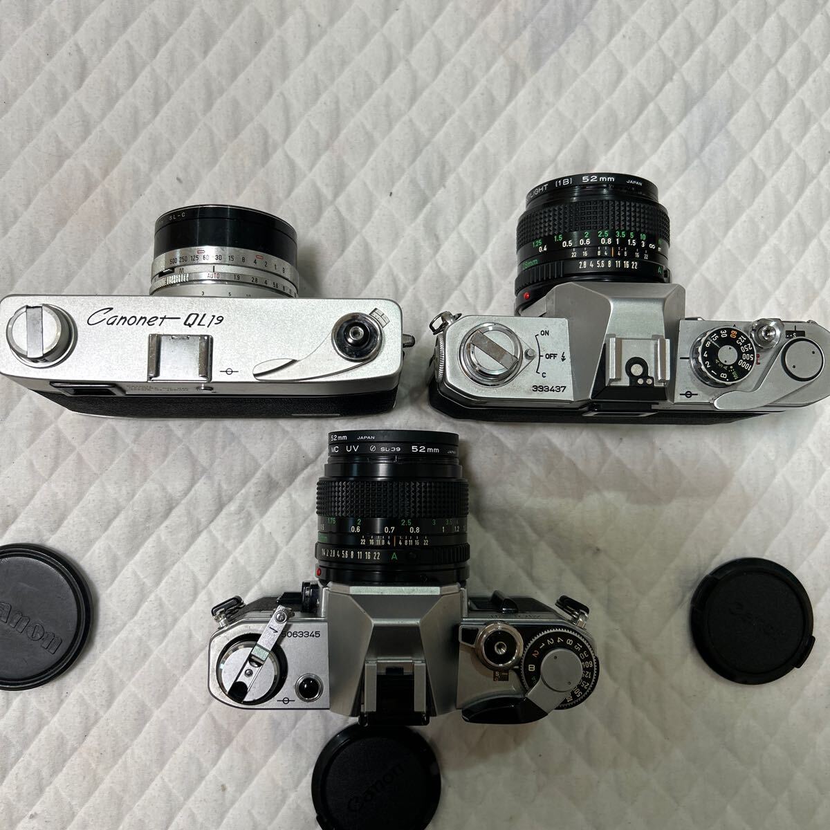 A283) CANON AE-1 FD 50mm F1.4/Canon FTb QLFD 28mm F2.8 A283) CANON AE-1 FD 50mm F1.4/Canon FTb QLFD 28mm F2.8