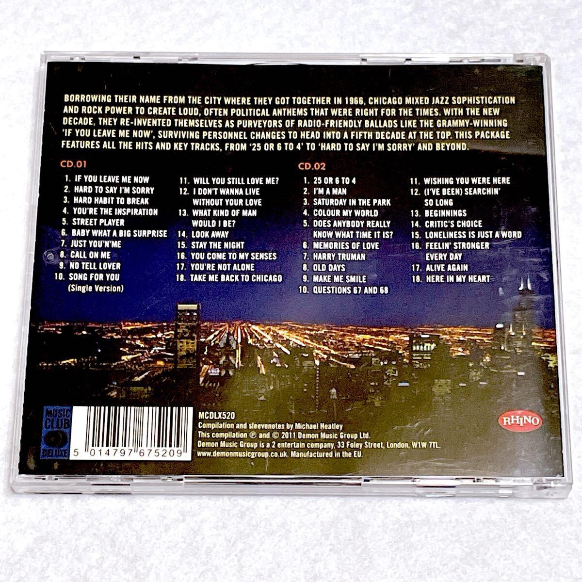 シカゴ CHICAGO THE ULTIMATE COLLECTION [輸入盤] 2枚組 MCDLX520