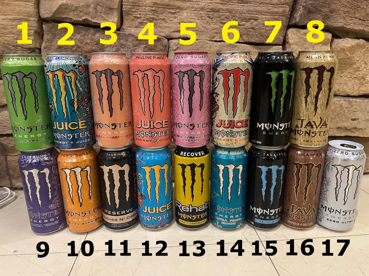 最安値 レア 海外版 モンスターエナジー 4本セット 送料込 最安値 レア 海外版 モンスターエナジー 4本セット 送料込