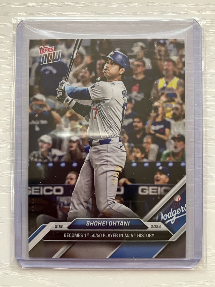 2024 Topps Now 大谷翔平 50/50 メジャー史上初 50本塁打 50盗塁 2024 Topps Now 大谷翔平 50/50 メジャー史上初 50本塁打 50盗塁
