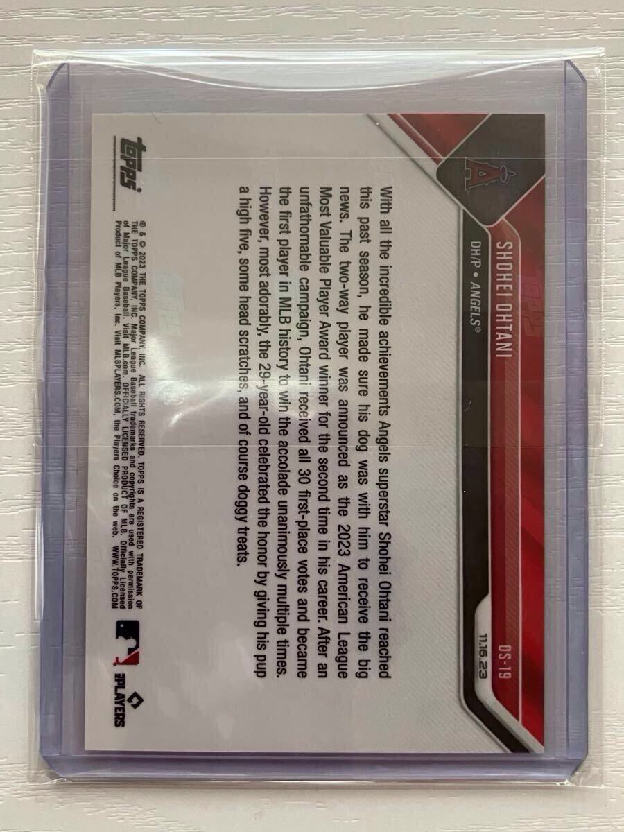 2023 MLB Topps Now 大谷翔平 アメリカンリーグMVP受賞 デコピン 2023 MLB Topps Now 大谷翔平 アメリカンリーグMVP受賞 デコピン
