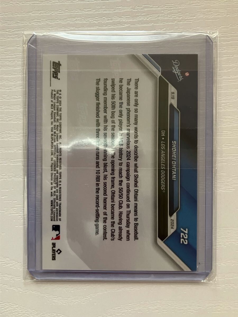 2024 Topps Now 大谷翔平 50/50 メジャー史上初 50本塁打 50盗塁 2024 Topps Now 大谷翔平 50/50 メジャー史上初 50本塁打 50盗塁