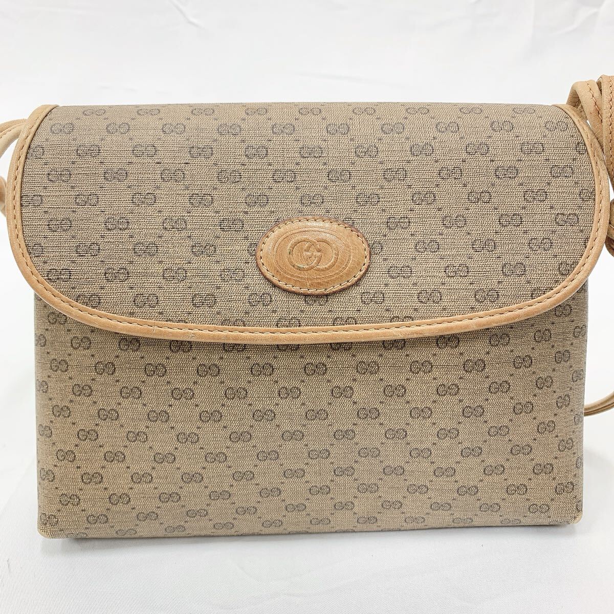 正規品 GUCCI オールドグッチ マイクロGG ショルダーバッグ 正規品 GUCCI オールドグッチ マイクロGG ショルダーバッグ