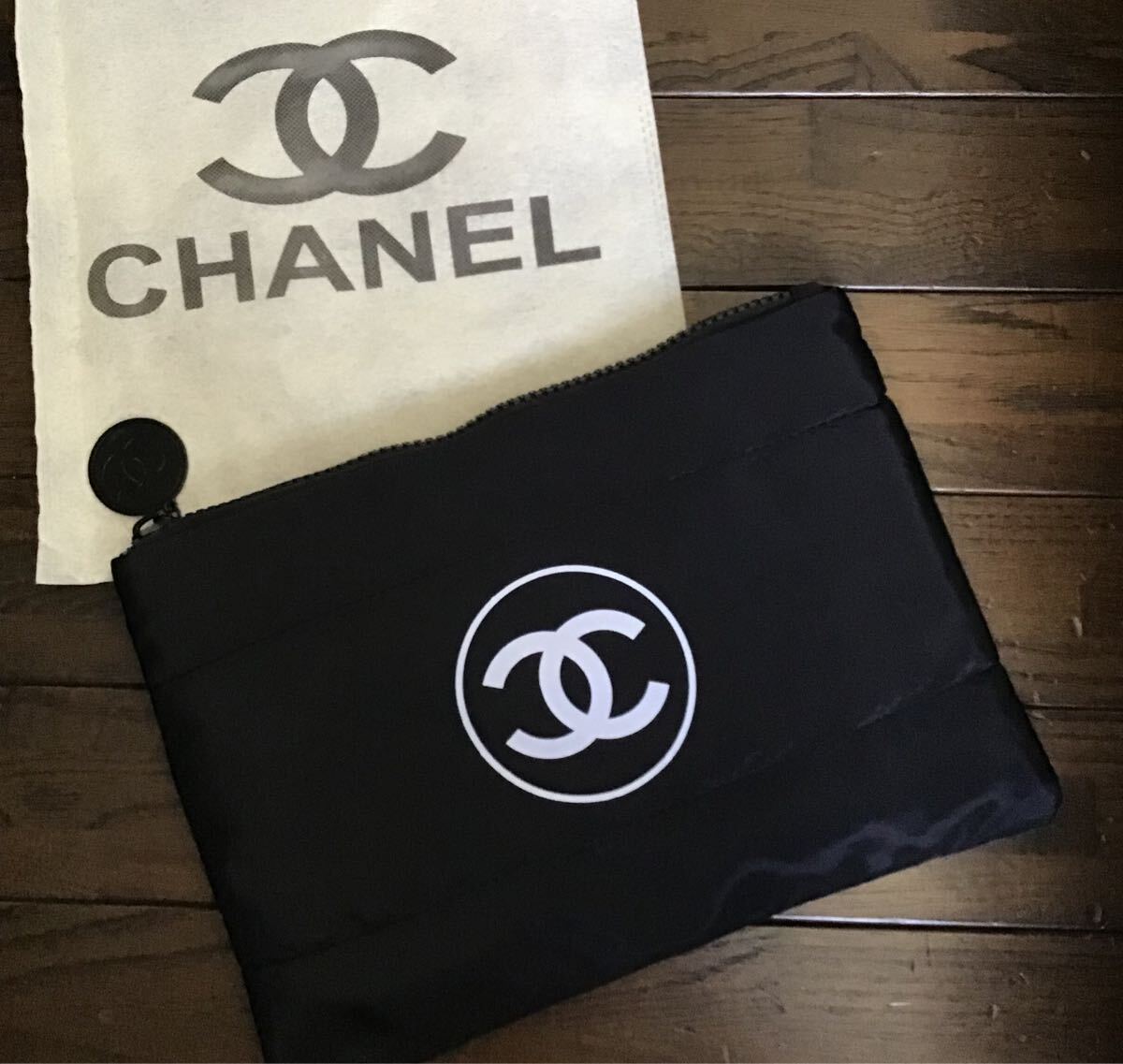 CHANEL コスメポーチ 化粧ポーチ ノベルティ ブラック|Yahoo CHANEL コスメポーチ 化粧ポーチ ノベルティ ブラック|Yahoo