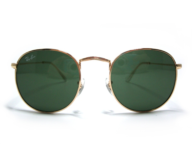 定価2.9万イタリア製 RayBan ROUND METAL ゴールド G15 強化 定価2.9万イタリア製 RayBan ROUND METAL ゴールド G15 強化