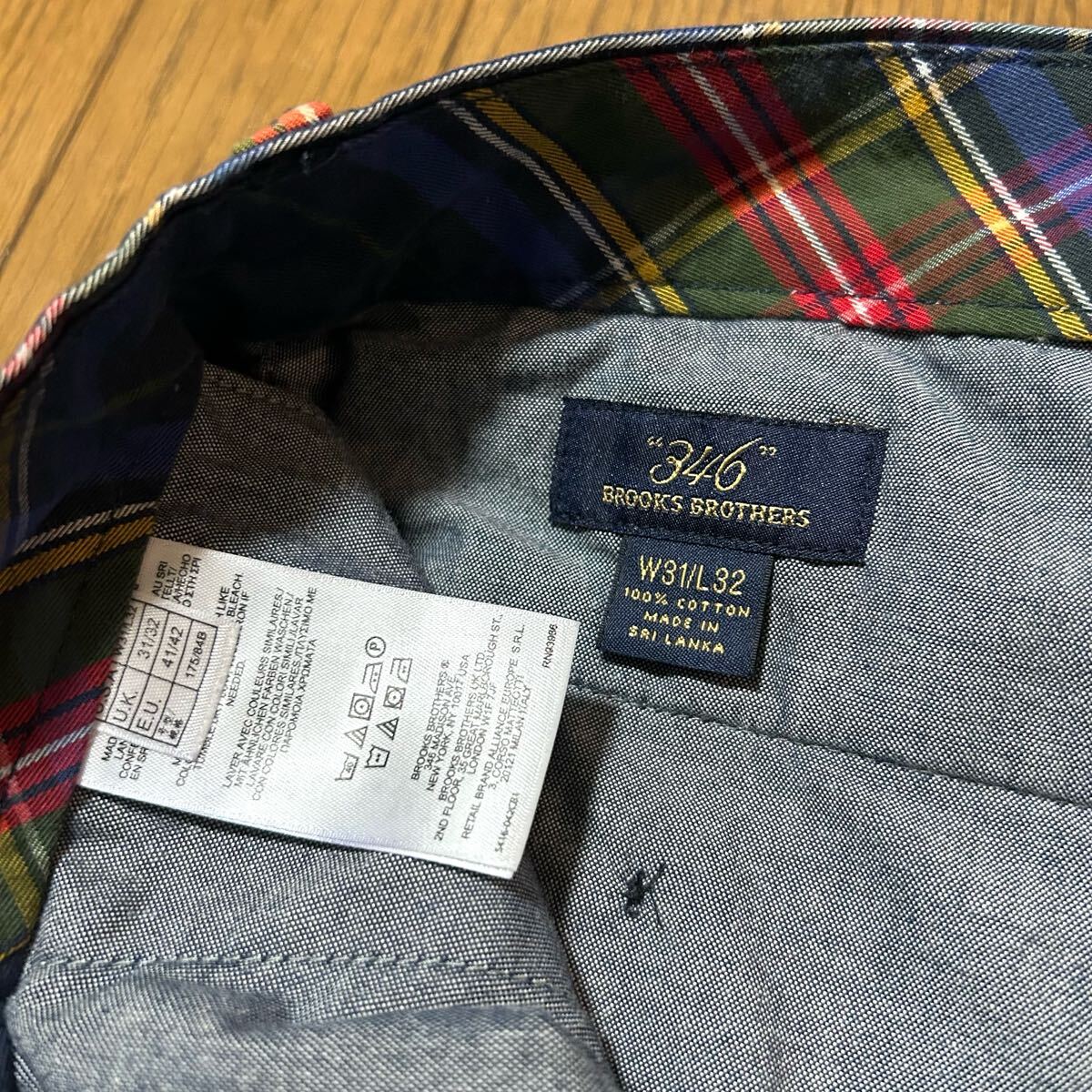 W77-股下81cm BROOKS BROTHERS ブルックスブラザーズ346 古着