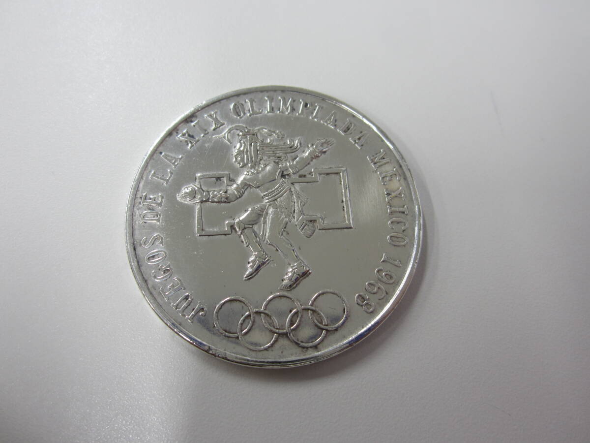 メキシコ オリンピック 記念 25ペソ 銀貨 1968年 古銭 外国銭 メキシコ オリンピック 記念 25ペソ 銀貨 1968年 古銭 外国銭