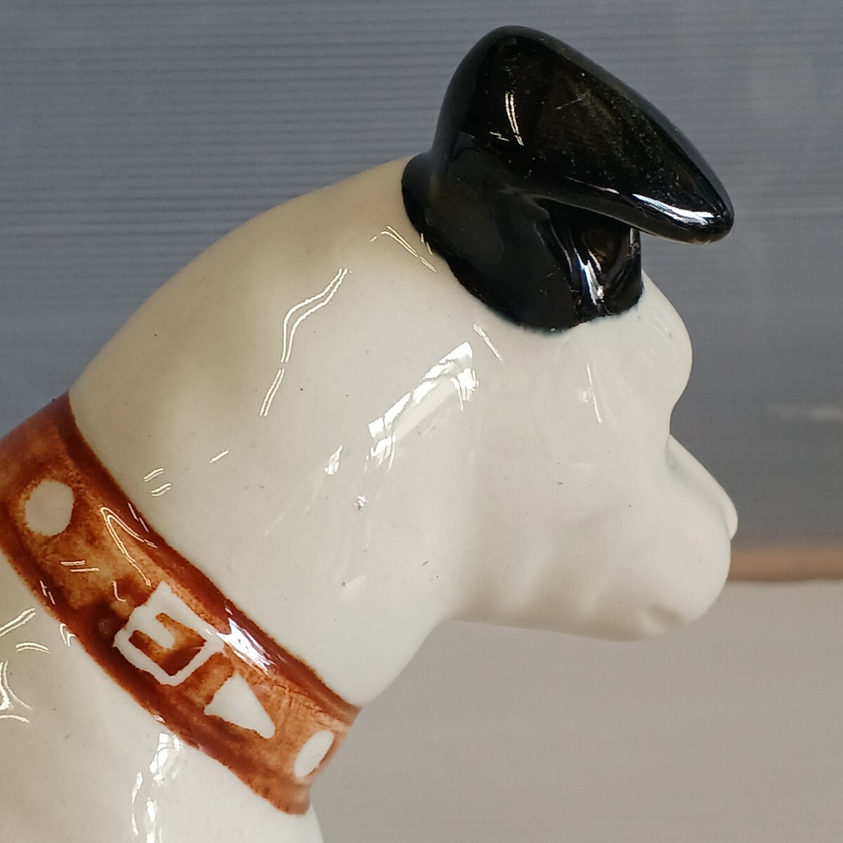 Victor ビクター犬 ニッパー君 置物 陶器 高さ約20cm 昭和レトロ Victor ビクター犬 ニッパー君 置物 陶器 高さ約20cm 昭和レトロ