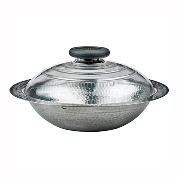 まとめ得 フタがガラスのIH対応ステンレス鍋26雪平 x [3個(gè)] /m