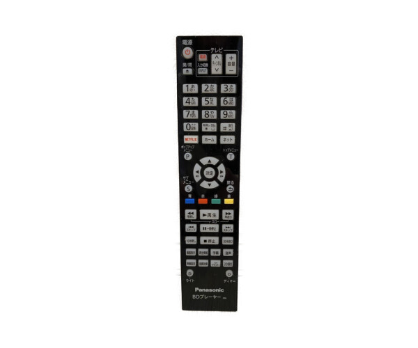 完動品 美品 パナソニック Panasonic ブルーレイ?DVDプレーヤー?レコーダー リモコン N2QAYA000129 貴重 レア ヴィンテージ 