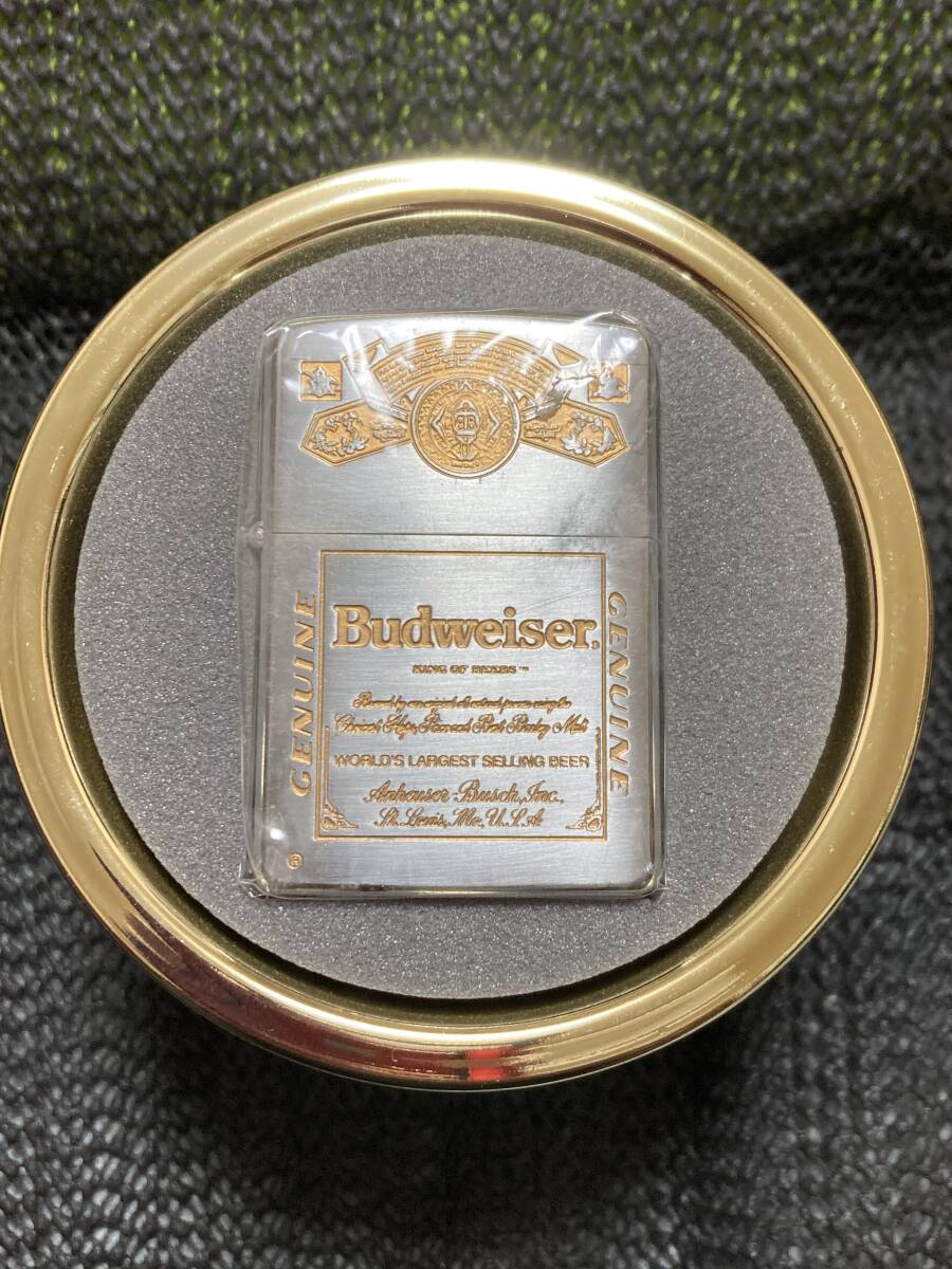 未使用品!】ZIPPO ジッポーライター Budweiser バドワイザー 未使用品!】ZIPPO ジッポーライター Budweiser バドワイザー