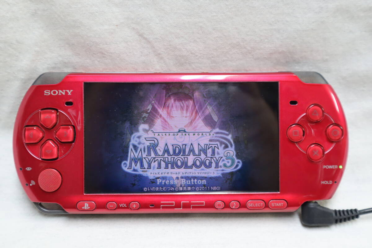 ⑭SONYソニー/プレイステーション ポータブル/PSP-3000/レッド系 ⑭SONYソニー/プレイステーション ポータブル/PSP-3000/レッド系
