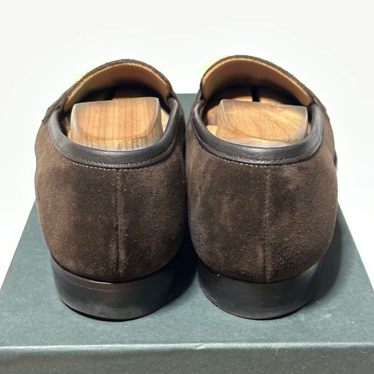 CROCKETT&JONES×BEAMS F MAINE UK7E ダークブラウンスエード CROCKETT&JONES×BEAMS F MAINE UK7E ダークブラウンスエード