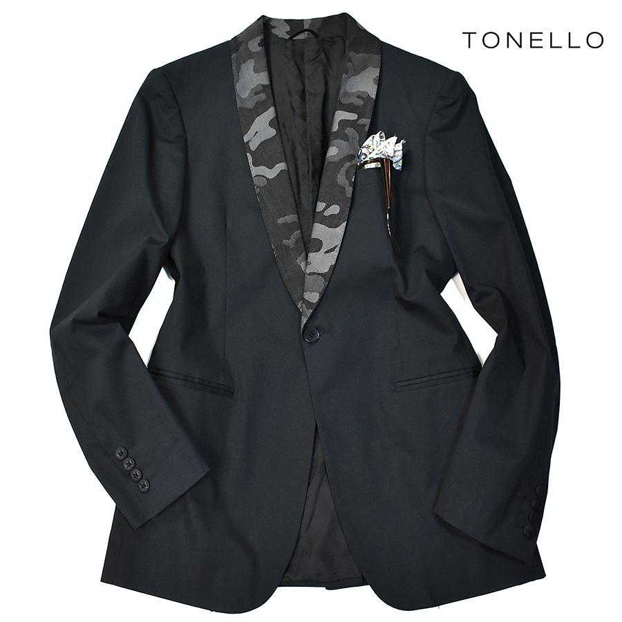 定価8万】 美品 トネッロ TONELLO 巨匠の一着 迷彩柄 定価8万】 美品 トネッロ TONELLO 巨匠の一着 迷彩柄