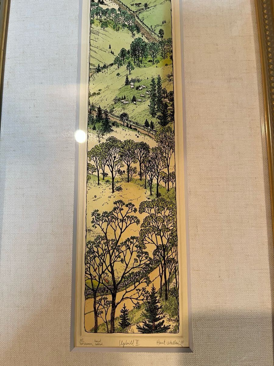 銅版画【模写】スーザン・ハント・ウォルコッツ 「A SUMMER POEM 銅版画【模写】スーザン・ハント・ウォルコッツ 「A SUMMER POEM