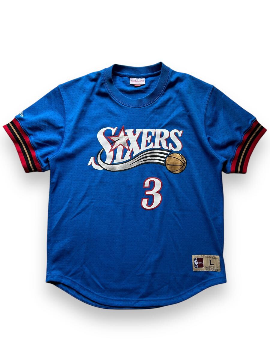☆美品 レア Mitchell & Ness メンズ L Allen Iverson ☆美品 レア Mitchell & Ness メンズ L Allen Iverson