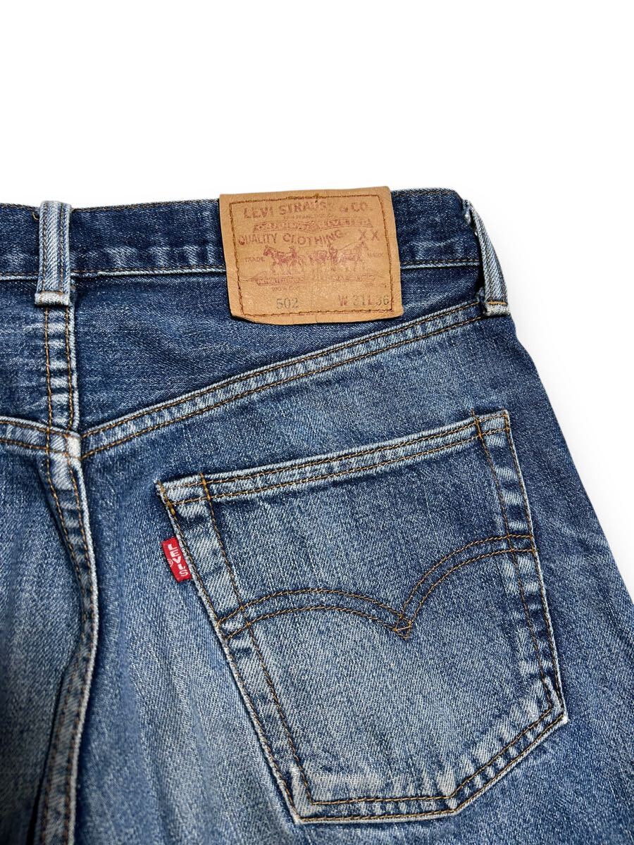 ☆日本製 90s Levi's 502 BIGE 赤耳 W31 ジッパーフライ デニム ☆日本製 90s Levi's 502 BIGE 赤耳 W31 ジッパーフライ デニム