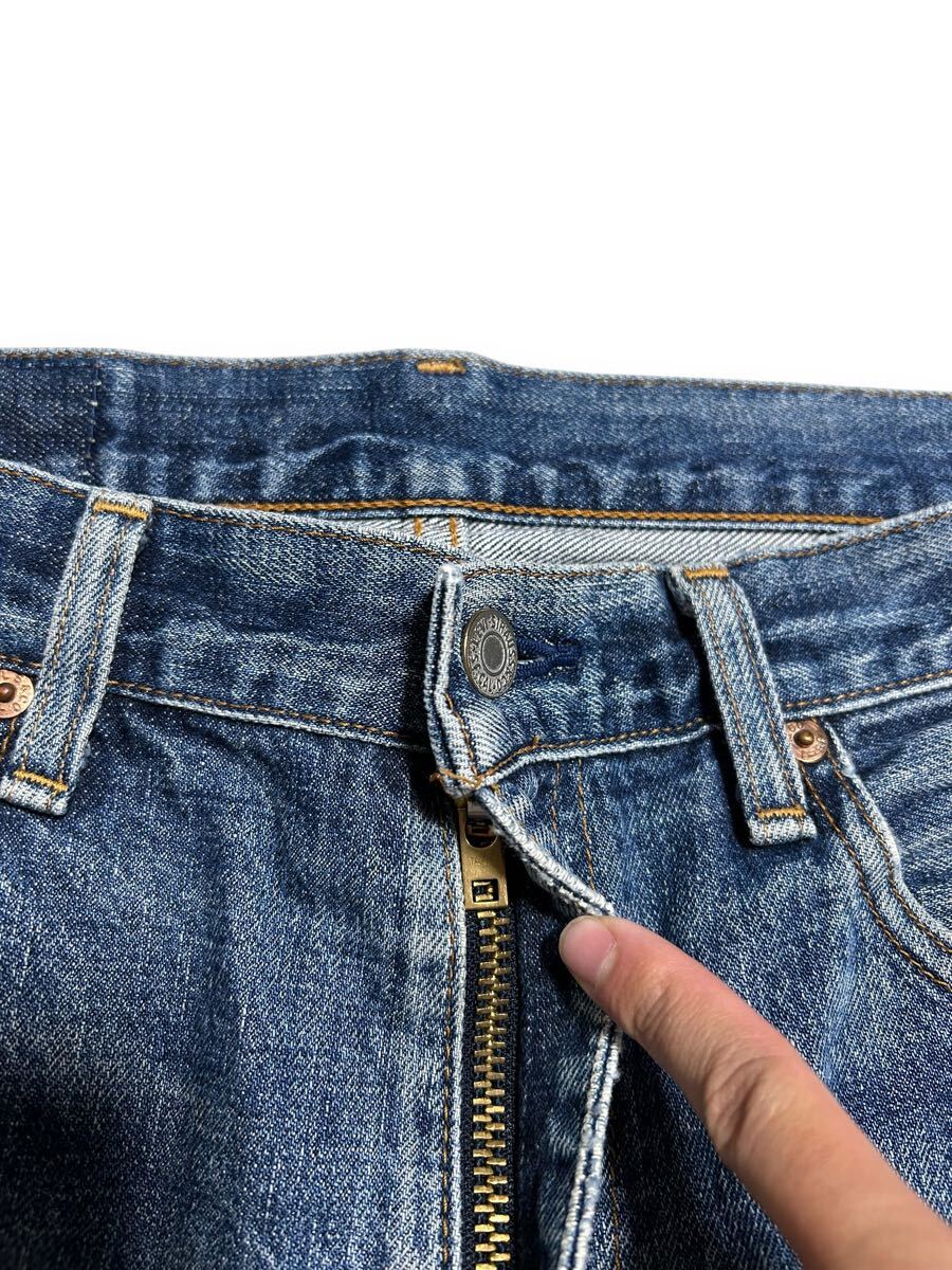 ☆日本製 90s Levi's 502 BIGE 赤耳 W31 ジッパーフライ デニム ☆日本製 90s Levi's 502 BIGE 赤耳 W31 ジッパーフライ デニム