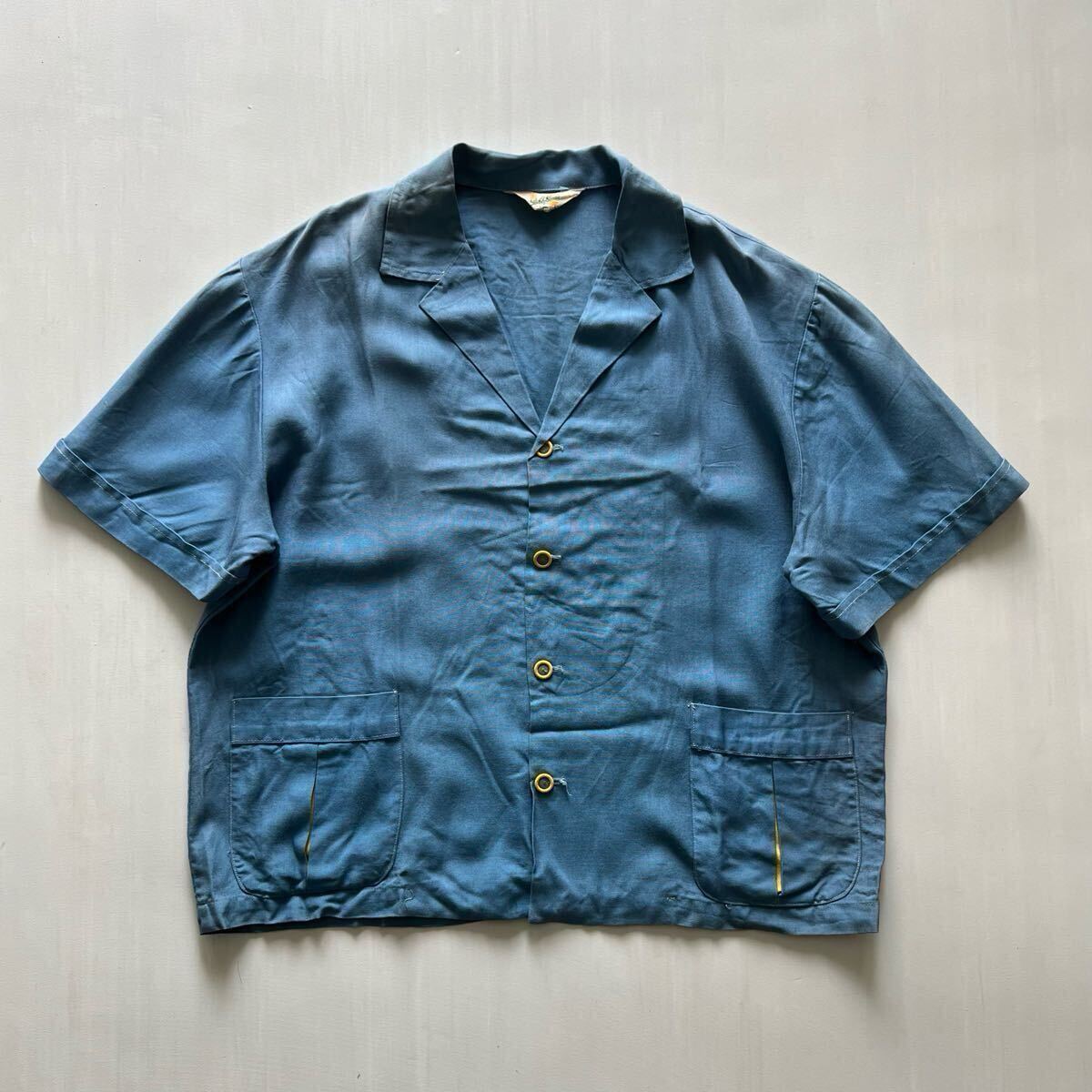 50s ビーチシャツ アロハシャツ Lサイズ ヴィンテージ 50s ビーチシャツ アロハシャツ Lサイズ ヴィンテージ
