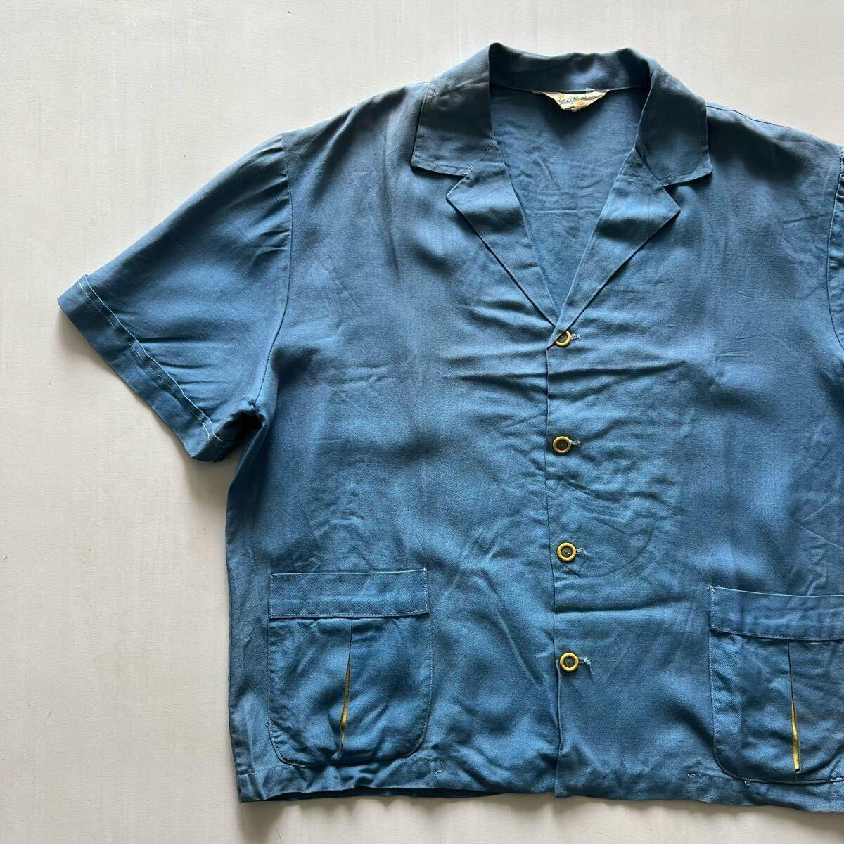 50s ビーチシャツ アロハシャツ Lサイズ ヴィンテージ 50s ビーチシャツ アロハシャツ Lサイズ ヴィンテージ