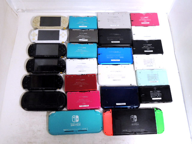 ゲーム機 25台 】 New3DSLL ・ 3DSLL ・3DS ・・PSP ・スイッチ ゲーム機 25台 】 New3DSLL ・ 3DSLL ・3DS ・・PSP ・スイッチ