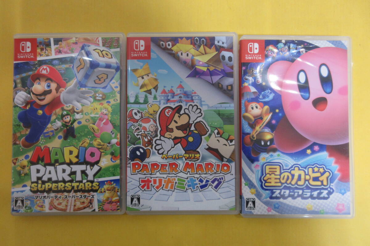 054) 中古 ニンテンドー Switchソフト 3本 マリオパーティ 054) 中古 ニンテンドー Switchソフト 3本 マリオパーティ
