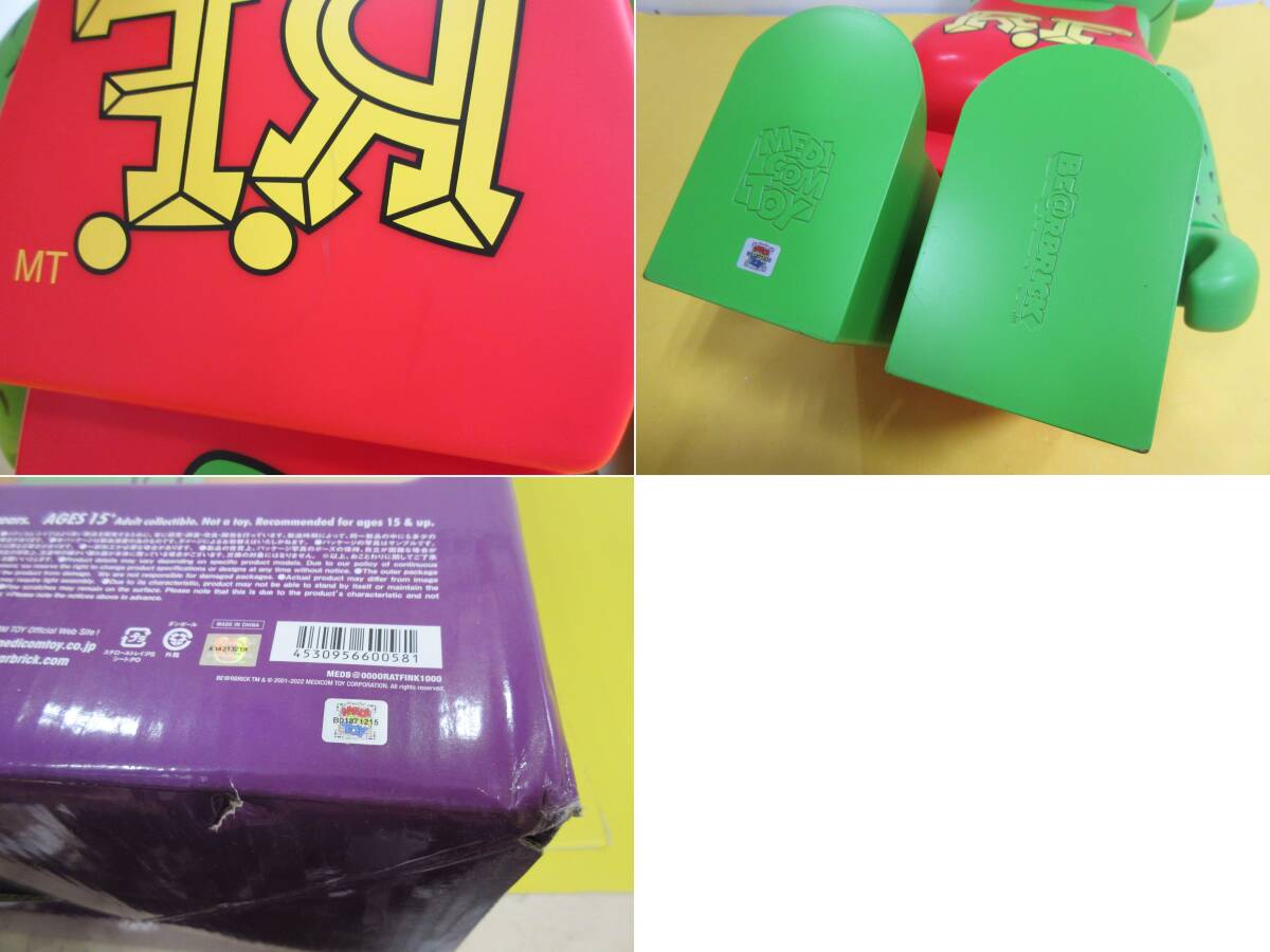091)BE@RBRICK RAT FINK(TM) 1000% ベアブリック ラット 091)BE@RBRICK RAT FINK(TM) 1000% ベアブリック ラット