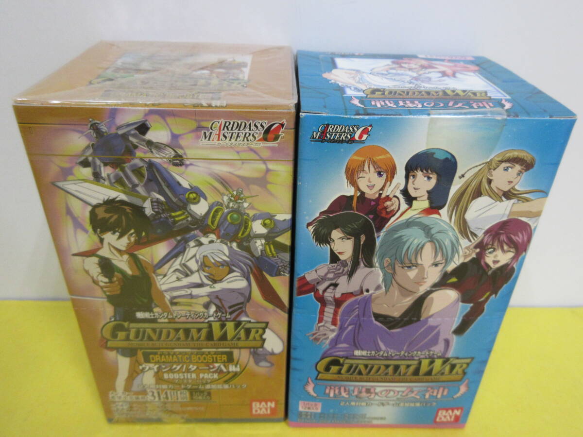 136)未開封BOX ガンダムウォー 戦場の女神/ウイング ターンA編 136)未開封BOX ガンダムウォー 戦場の女神/ウイング ターンA編
