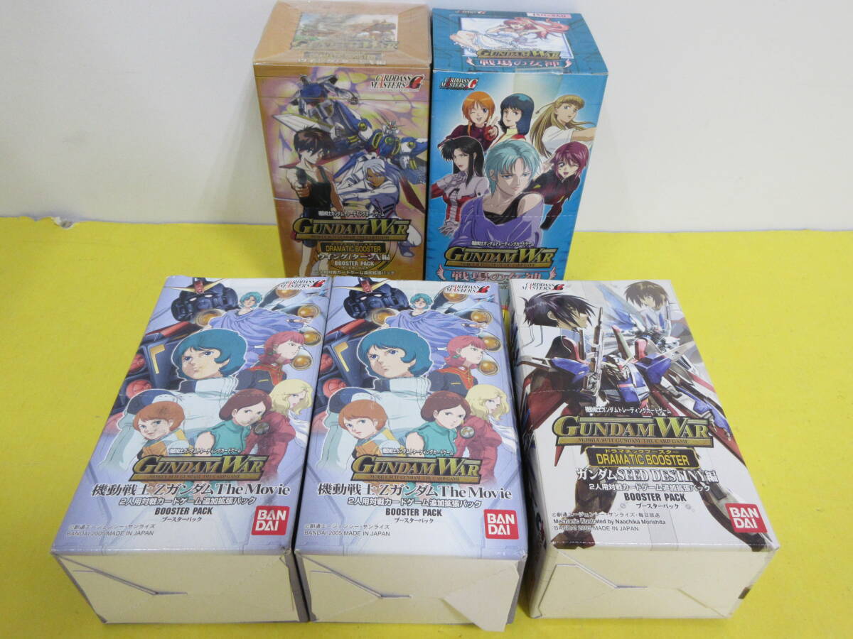 136)未開封BOX ガンダムウォー 戦場の女神/ウイング ターンA編 136)未開封BOX ガンダムウォー 戦場の女神/ウイング ターンA編