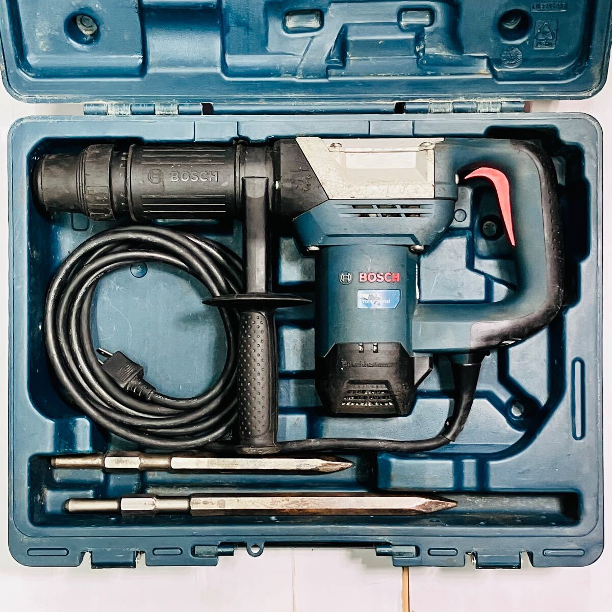 動作良好 送料無料 BOSCH ボッシュ 破つりハンマー 電動ハンマ 動作良好 送料無料 BOSCH ボッシュ 破つりハンマー 電動ハンマ