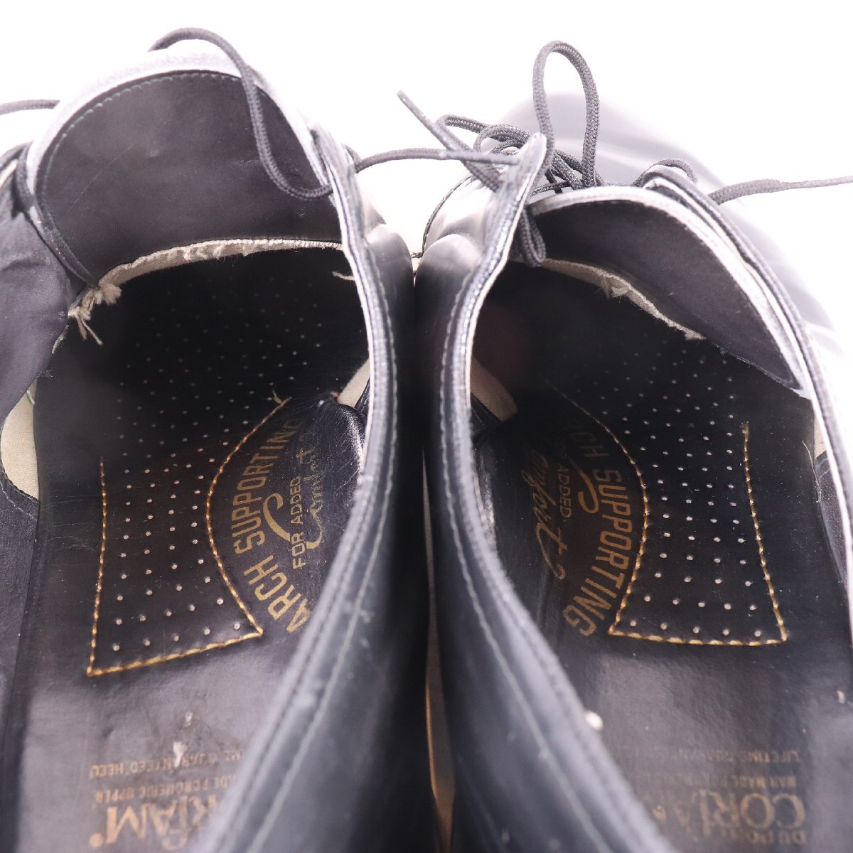 60's-70's SEARS 10 1/2 EE / 28.5cm 位 シアーズ CORFAM レザーシューズ ドレスシューズ コルファム メンズ ヴィンテージ 中古 ds5139_画像9