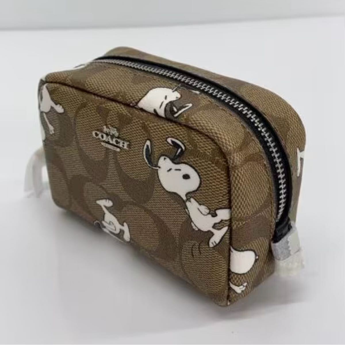 COACH × PEANUTS コーチ コスメポーチ スヌーピー コラボ COACH × PEANUTS コーチ コスメポーチ スヌーピー コラボ