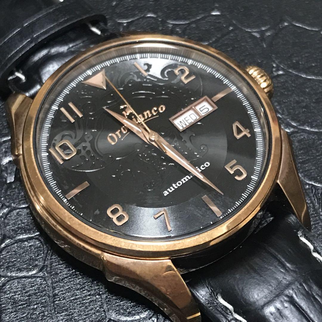 【 orobianco 】自動巻 機(jī)械時(shí)計(jì) オートマティック 里スケルトン