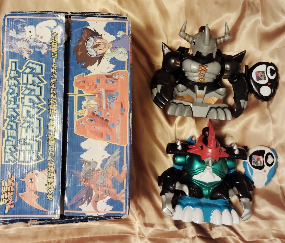 バンダイ デジモンアドベンチャー 02 デジモンマウンテン デジヴァイス デジラジ バトルセット パイルドラモンVSブラックウォーグレイモン