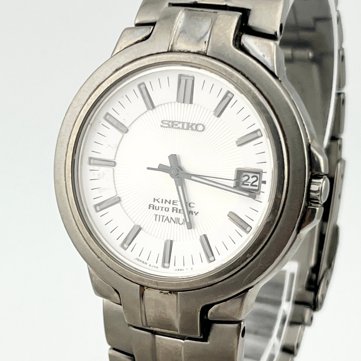 SEIKO セイコー クオーツ 5J22-0C20 キネティック デイト SEIKO セイコー クオーツ 5J22-0C20 キネティック デイト