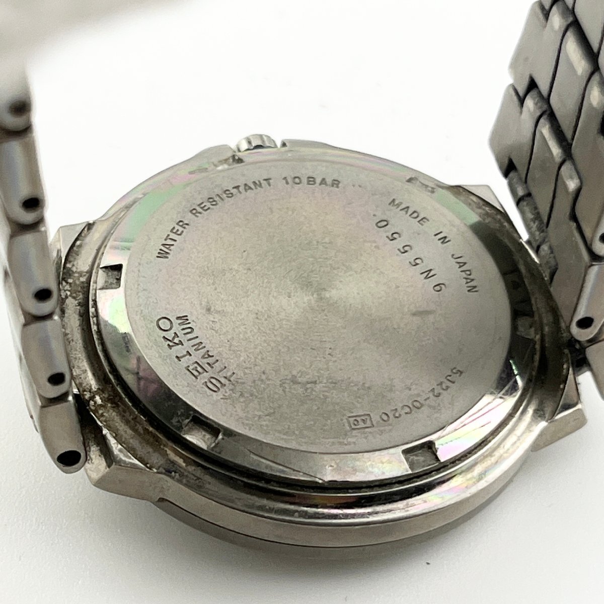 SEIKO セイコー クオーツ 5J22-0C20 キネティック デイト SEIKO セイコー クオーツ 5J22-0C20 キネティック デイト
