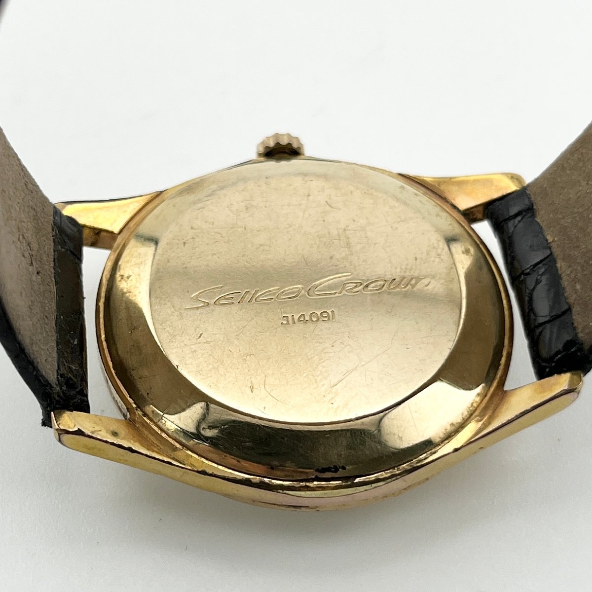 稼働】SEIKO セイコー 手巻き J14091 セイコークラウン ゴールド 稼働】SEIKO セイコー 手巻き J14091 セイコークラウン ゴールド