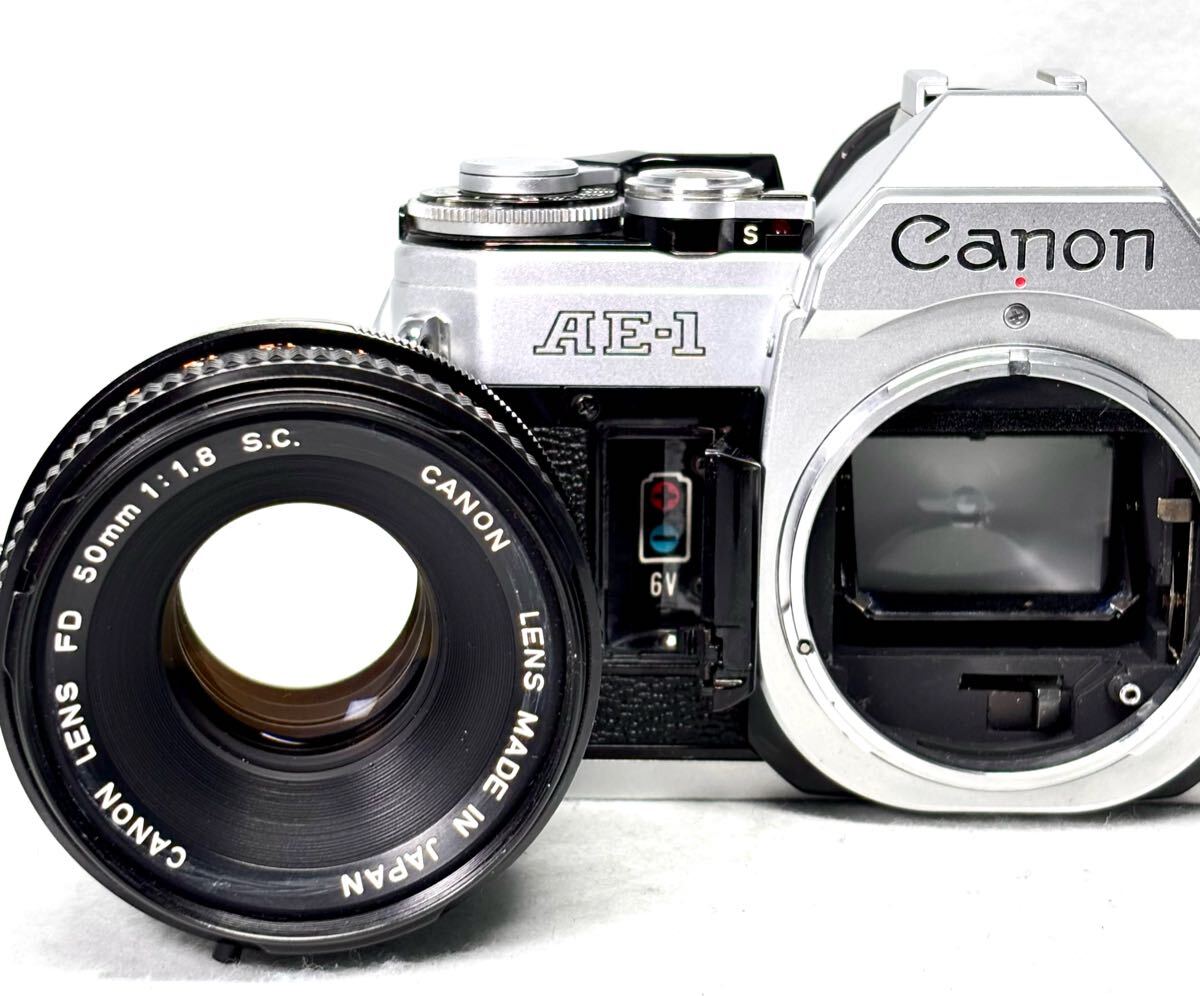 完全動作・美品】キャノンCanonフィルムカメラAE-1 シルバー 完全動作・美品】キャノンCanonフィルムカメラAE-1 シルバー