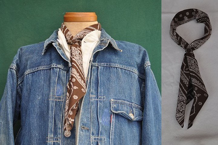 送料込み　大判 バンダナ　ダークブラウン　新品　コットン　ペイズリー柄　大判サイズ　大きいカラフルなハンカチ_画像10