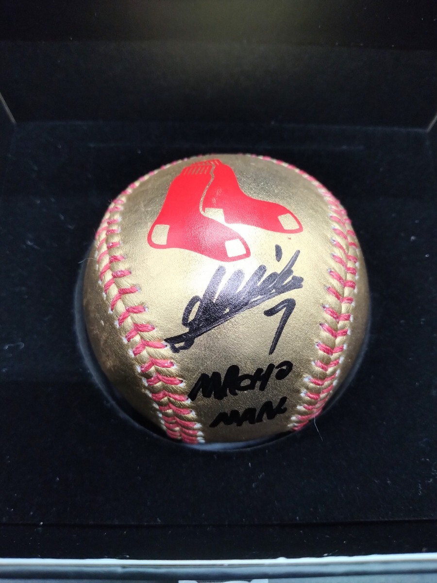 吉田正尚 サインボール ボストンレッドソックス MLB レッド 吉田正尚 サインボール ボストンレッドソックス MLB レッド