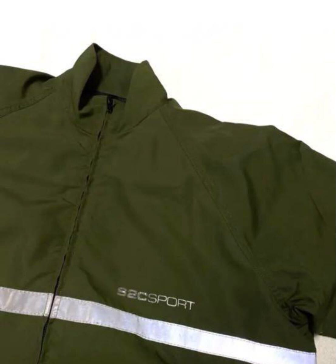 old stussy 90s ナイロン リフレクター ジャケット カーキ old stussy 90s ナイロン リフレクター ジャケット カーキ