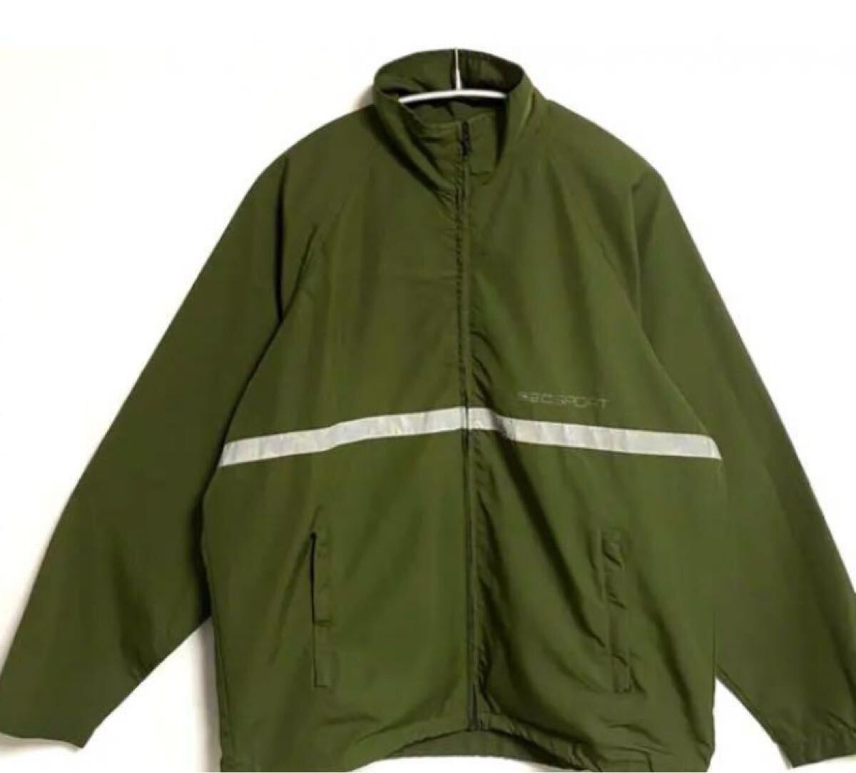 old stussy 90s ナイロン リフレクター ジャケット カーキ old stussy 90s ナイロン リフレクター ジャケット カーキ