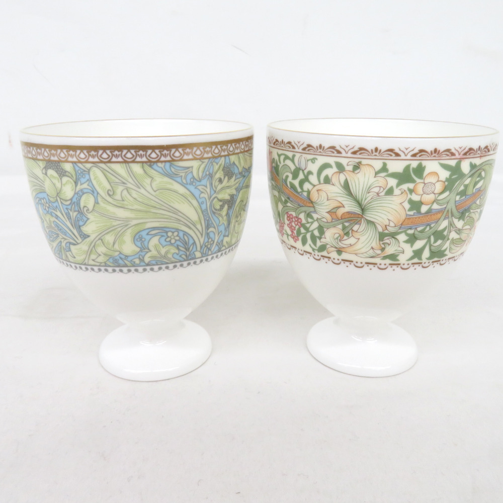 NIKKO (ニッコー) ウィリアムモリス ゴブレット フリーカップ バチェラーズボタン/ゴールデンリリー 2個セット_画像1